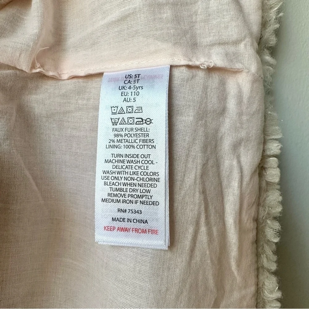 Zara Blouse, Baby Gap Dress and Sherpa Vest